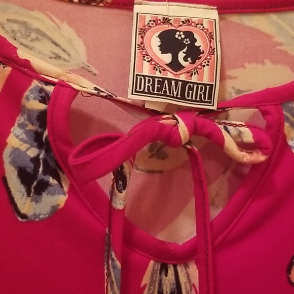 Girl's Tie-neck blouse NWT - Picture 4 of 5